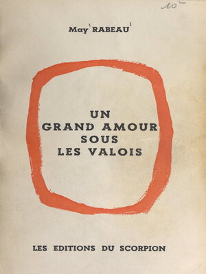 cover image of Un grand amour sous les Valois